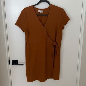 Madewell Texture and Thread Wrap Dress - size L